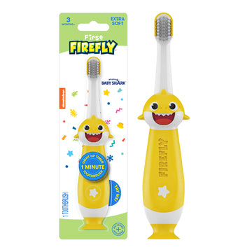 First Firefly Baby Shark Training Light Up Toothbrush, 1 Count